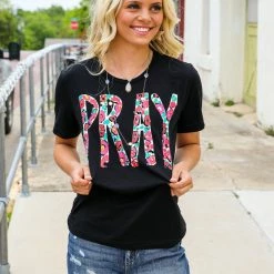Texas True Threads Small Callies Pray Graphic Tee 11 Texas True Threads Small Callies Pray Graphic Tee