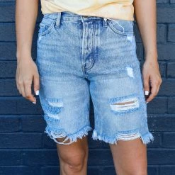 KanCan High Rise 90's Boyfriend Shorts