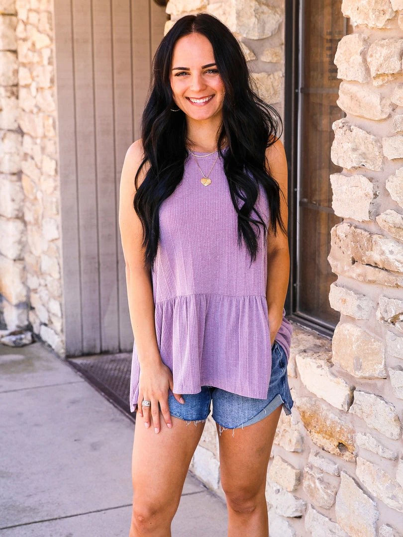 Mittoshop Medium The Ribbed Peplum Tank 7 Mittoshop Medium The Ribbed Peplum Tank