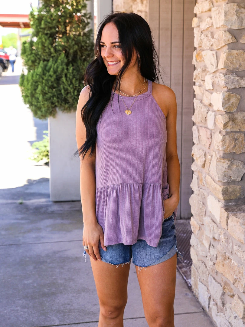 Mittoshop Medium The Ribbed Peplum Tank 10 Mittoshop Medium The Ribbed Peplum Tank