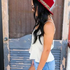 Trend Notes Large Little Button Front Cami