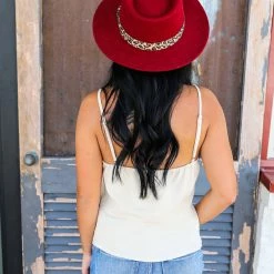 Trend Notes Large Little Button Front Cami