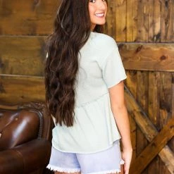 Adora The Mandy Waffle Top