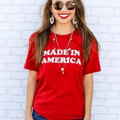 Alphia Medium Made In America Tee