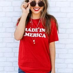 Alphia Medium Made In America Tee