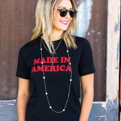 Alphia Medium Made In America Tee