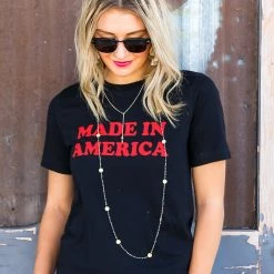 Alphia Medium Made In America Tee