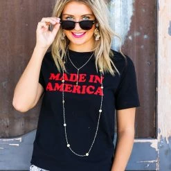 Alphia Medium Made In America Tee