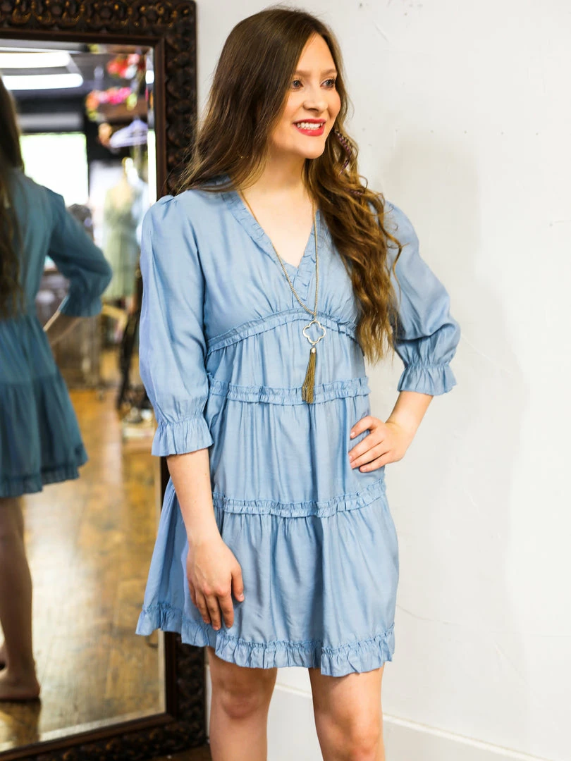 Miss Sparkling The Savanna Ruffle Dress Large 4 Miss Sparkling The Savanna Ruffle Dress Large