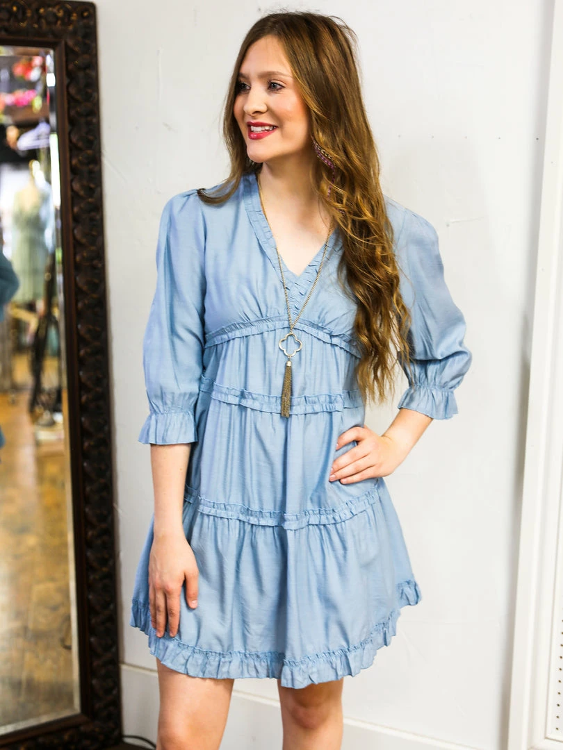 Miss Sparkling The Savanna Ruffle Dress Large 5 Miss Sparkling The Savanna Ruffle Dress Large