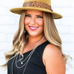 One24Rags Accessories Lindsey Leopard Wool Hat