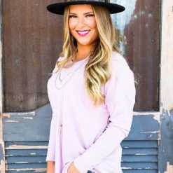 First Love XS The Kailey Drop Shoulder Top