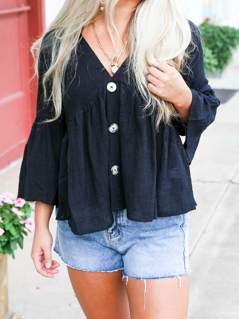 Ee.some The Flouncy Sleeve Top Medium 15 Ee.some The Flouncy Sleeve Top Medium