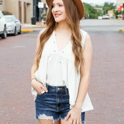 Adora The V Neck Spring Tank