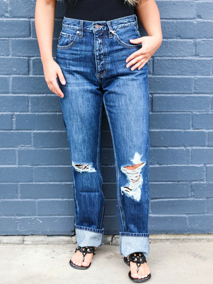 KanCan The Dotty High Rise Boyfriend Jeans Jeans & Bottoms 5 KanCan The Dotty High Rise Boyfriend Jeans Jeans & Bottoms