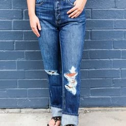 KanCan The Dotty High Rise Boyfriend Jeans Jeans & Bottoms