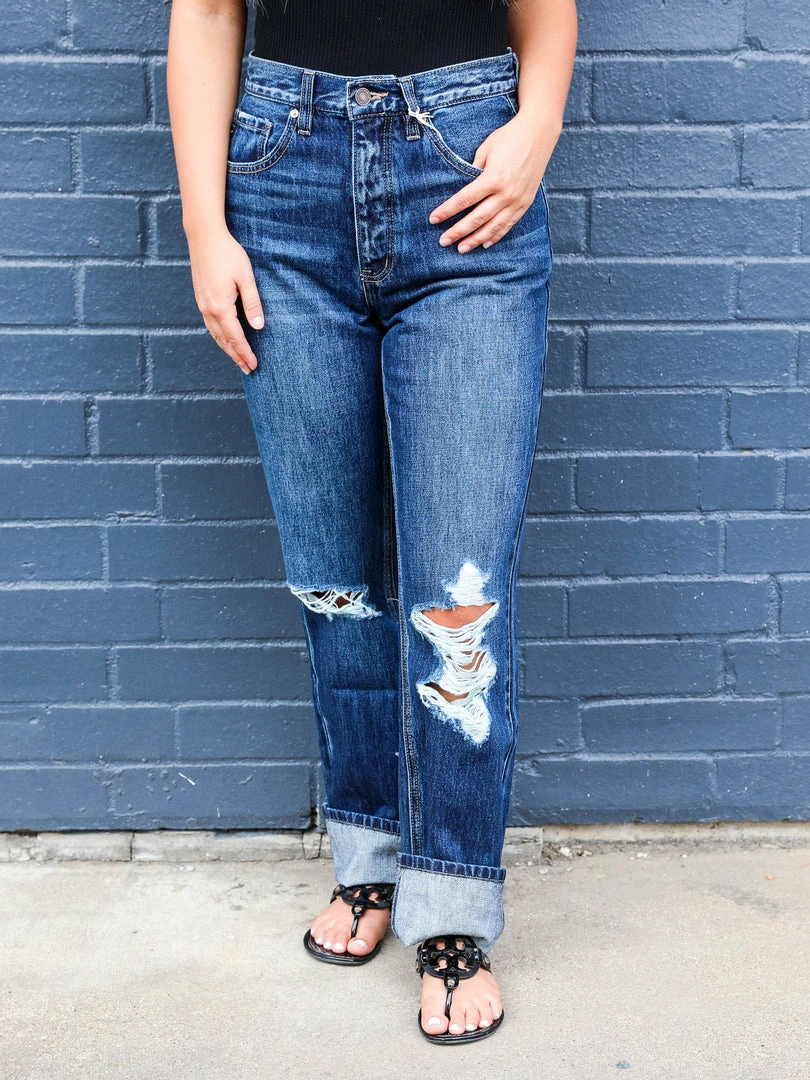 KanCan The Dotty High Rise Boyfriend Jeans Jeans & Bottoms 4 KanCan The Dotty High Rise Boyfriend Jeans Jeans & Bottoms