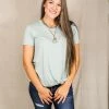 Vanilla Bay The Basic Knot Top