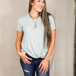 Vanilla Bay The Basic Knot Top