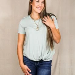 Vanilla Bay The Basic Knot Top