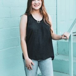 Jodifl The Leopard Ribbed Tank