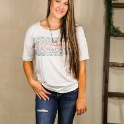 Vanilla Bay The Pastel Aztec Top