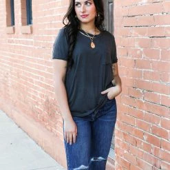 Vanilla Bay The Cutout Detail Top Small