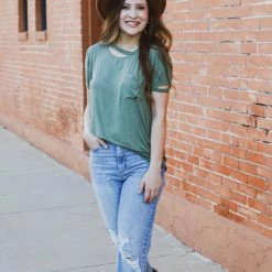 Vanilla Bay The Cutout Detail Top Small