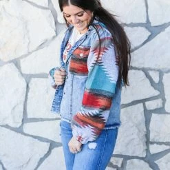 Blue Buttercup Small The Sedona Contrast Jacket