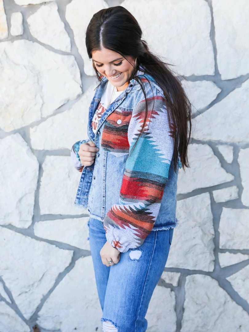 Blue Buttercup Small The Sedona Contrast Jacket 4 Blue Buttercup Small The Sedona Contrast Jacket