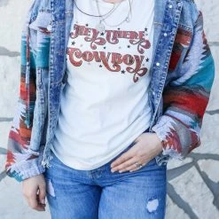 Honey Tee Hey There Cowboy Tee