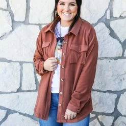 Ninexis The Everyday Button Down Shacket Outerwear