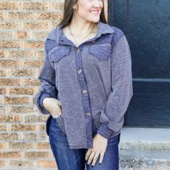 Hailey&Co The Multi-Colored Shacket Small