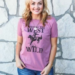 Honey Tee Keeping The West Wild Tee Graphic Tees & Tanks