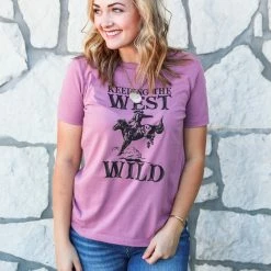 Honey Tee Keeping The West Wild Tee Graphic Tees & Tanks
