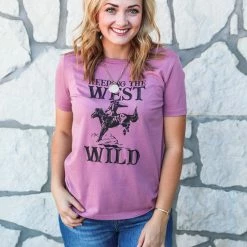 Honey Tee Keeping The West Wild Tee Graphic Tees & Tanks