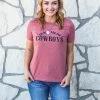 Honey Tee Here For The Cowboys Tee