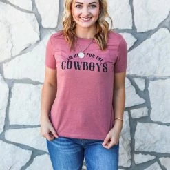 Honey Tee Here For The Cowboys Tee