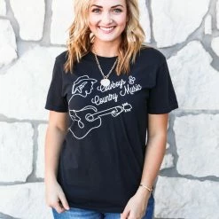 BENIE LA Cowboys & Country Music Tee Small