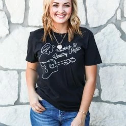 BENIE LA Cowboys & Country Music Tee Small