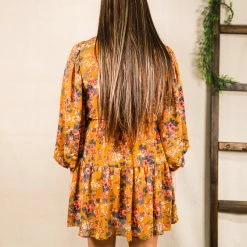 Easel The Floral Ruffle Dress