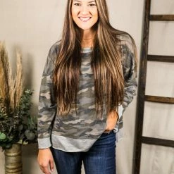 Jodifl The Jenny Camo Top Small