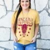 BENIE LA Graphic Tees & Tanks Long Live Western Tee