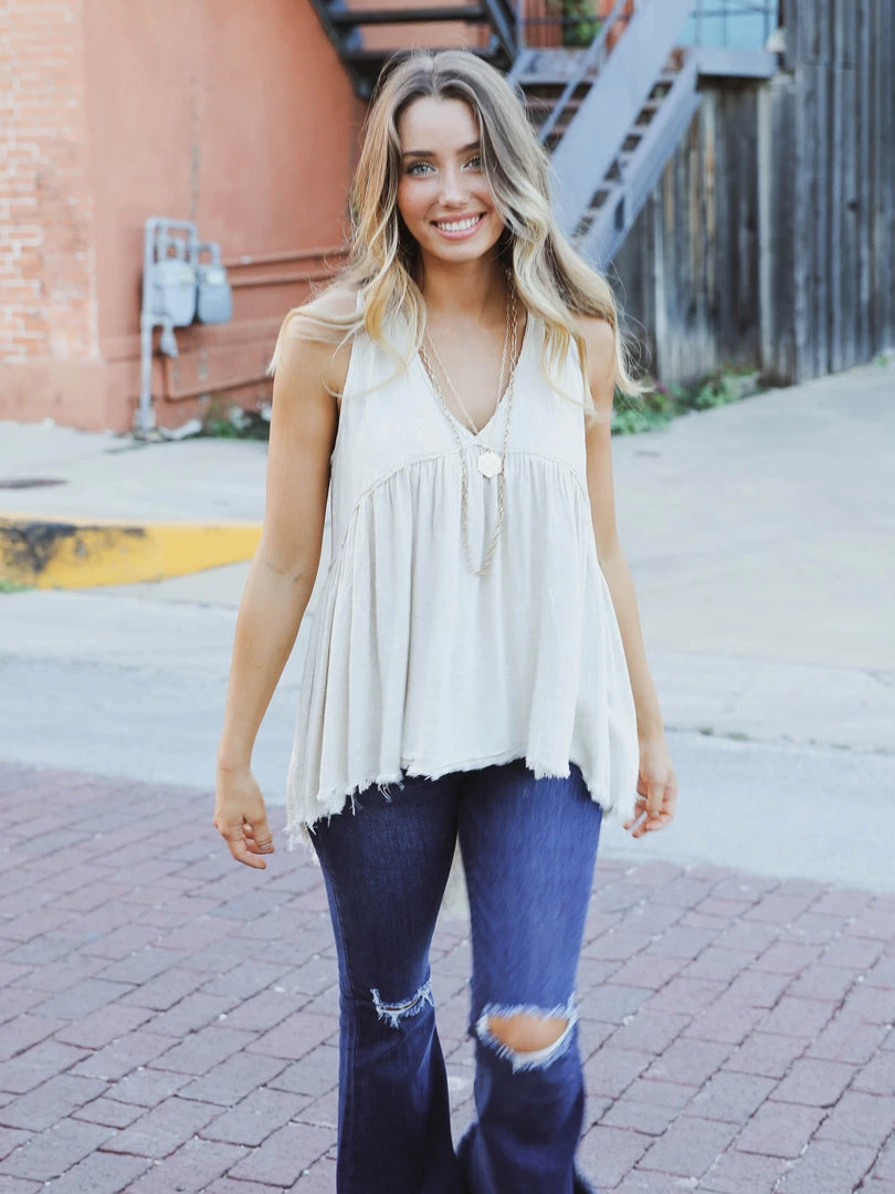 UPMOST Small The V Neck Flowy Tank 6 UPMOST Small The V Neck Flowy Tank