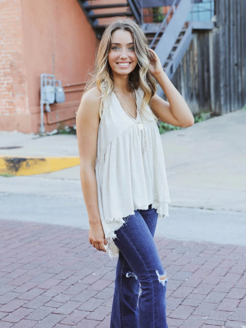 UPMOST Small The V Neck Flowy Tank 3 UPMOST Small The V Neck Flowy Tank