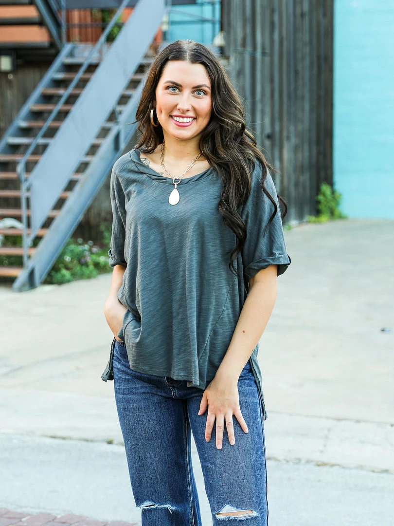 Adora The Side Slit Loose Top 9 Adora The Side Slit Loose Top