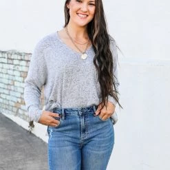 Ninexis Soft & Cozy V Neck Tunic
