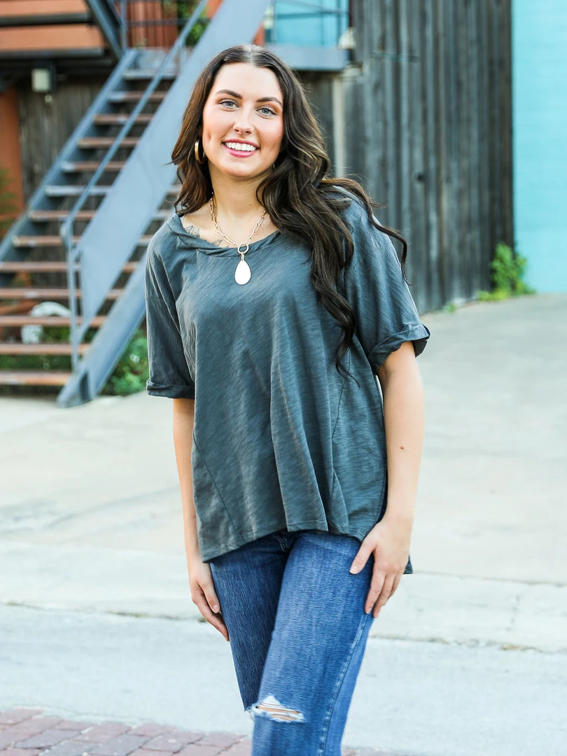 Adora The Side Slit Loose Top 11 Adora The Side Slit Loose Top