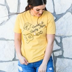 BENIE LA Cowboys & Country Music Tee Small