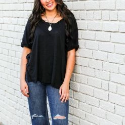 Adora The Side Slit Loose Top 29 Adora The Side Slit Loose Top